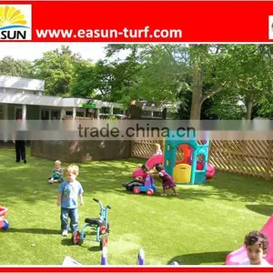 Artificial Grass Interlocking Puzzle Mat For Playground thumbnail-6