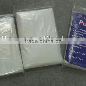 Disposable Plastic Rain Poncho thumbnail-1