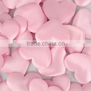 2015 Red Both Side Padded Satin Heart Applique Craft Wedding thumbnail-2