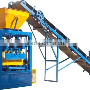Manual Concrete Block Mold Machine QT4-24B thumbnail-1