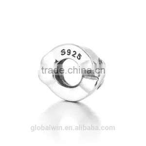 Promotion Bowknot 925 Sterling Silver Bead Wholesale Vintage Solid Tube Bead Fashion Jewelry 2016 Spacer Beads For Woman thumbnail-6