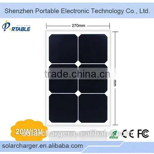 20W/3V Sunpower PET Solar Panel Wholesale Solar Panel For House thumbnail-1
