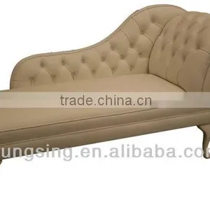 Modern Leather Chaise Lounge thumbnail-1