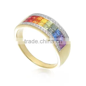 2015 Best Selling Products in America, Jewelry in Gold, Gay Men Ring, Gay Wedding Ring, LGBT Jewelry thumbnail-2