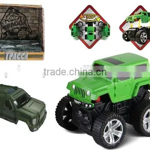 Plastic 4 Wheel Drive Friction Car For Child thumbnail-4