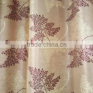 Customized Window Curtain Fabric, Jacquard Fabirc 005 Fire Retardant Blackout Fabric for Bedroom thumbnail-1