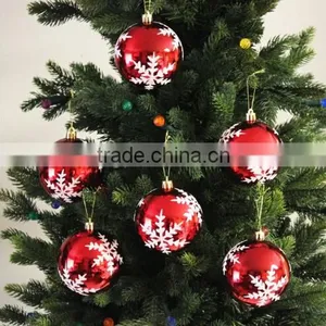 Wholesale Plastic Christmas Tree Ball Ornament Factory Price/Snow Ball Christmas Ornaments thumbnail-2