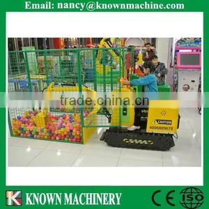 Cheap Indoor Balls Sand Kids Amusement Ride Mini Excavator for Sale thumbnail-1