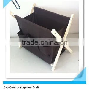 Foldable Decorative l Wooden Magazine Holder Rack Wholesale thumbnail-1