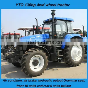 130hp 4 Wheel Drive Compact Agricultural Tractor With Attachments thumbnail-1