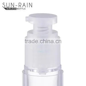 Professional Spring Outside Empty Silver Cosmetic Plastic Airless Bottle 50ml thumbnail-5