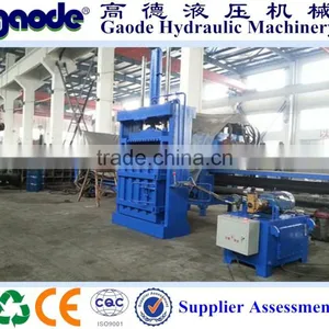 CE Qualified Manual Vertical Waste Paper Hydraulic Baler thumbnail-1