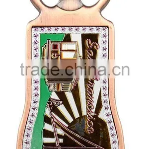 Customized Stainless Steel Metal Magnet Bottle Opener thumbnail-3