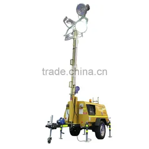 Water Cooled Diesel Trailer Light Tower Generator thumbnail-1