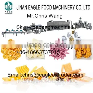 Puffed Food Machinery Double Screw Extruder Inflating Snacks Food ProcessingLine thumbnail-1