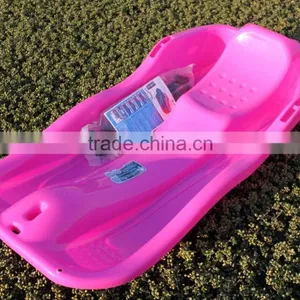 With Brake and Rope CE Approved Kids Winter Plastic Snow Glider Toboggan Sledge thumbnail-5
