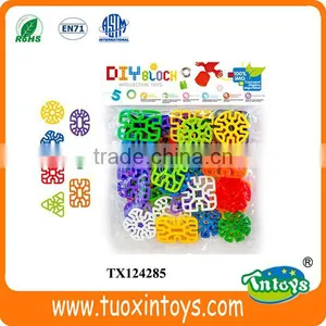 Recycled Plastic Snowflake Toys Building Blocks thumbnail-4