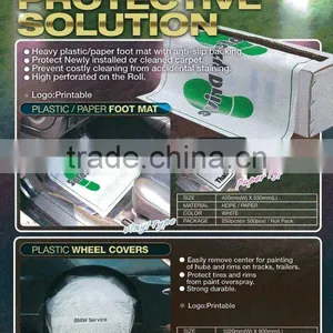 PE Disposable Plastic Car Wheel/tire Covers thumbnail-1