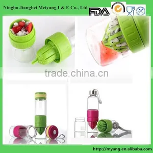 Lemon Juicer Glass Bottle/Transparent Fruit Juicer Glass Lemon Bottle /subzero Glass Water Bottle thumbnail-4