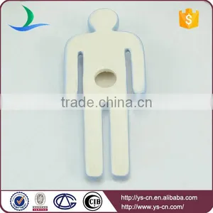 Men and Women Shape Hanging Sign Board for Bathroom thumbnail-3