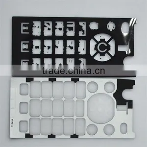 Eco-friendly Silicone Overmold Waterproof PET Sheet Mobile Phone Keypad thumbnail-3