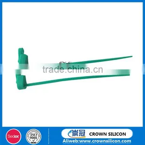 Flexible Slide Fastener Shape Silicone Cable Tie, Recyclable Silicone Food Loop thumbnail-4