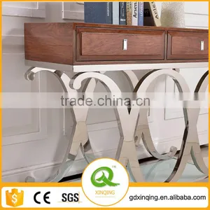 F359 Bedroom Furniture Modern Walnut MDF Sideboard thumbnail-2