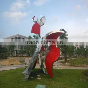 Sculpture Abstract Modern Sculpture Stainless Steel Outdoor Sculpture thumbnail-2