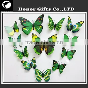 Colorful Promotional Home Decorative Plastic 3D Butterfly Stickers thumbnail-5