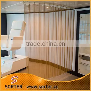 Hanging Golden Decorative Woven Mesh Room Divider thumbnail-2
