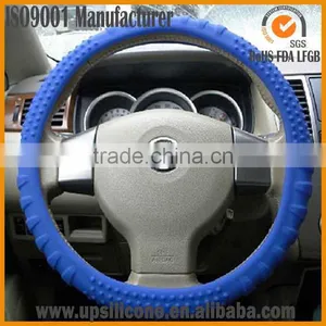 New SILICONE Blue-Glow in the Dark- Car Silicone Rubber Steering Wheel Covers thumbnail-1