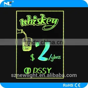 Wholesale Flashing Magic Led Writing Board / Glass Led Writing Board / Led Advertising Board thumbnail-4