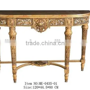 Marble Top European Style Console Table for Living Room ME-0435-01 thumbnail-1