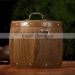 Coffee Bean Packaging Wood Barrel thumbnail-2