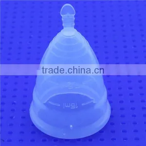 Reusable Fda Medical Women Silicone Ladies Menstrual Cup Reusable Feminine Cup Lady Cup thumbnail-2
