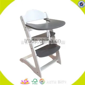 Wholesale Wooden Dining Feed Chair Toy for Kids High Baby Feeding Chair Toy for Children W08F007 thumbnail-2
