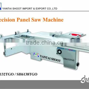Wood Cutting Panel Saw SH6132TGO With Length of Sliding Table 3200x400mm and 4kw Motor thumbnail-1