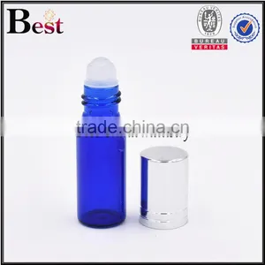 2017 Hot New Products Cosmetic 3ml Mini Blue Fragrance Perfume Bottle Roll on Silver Aluminum Cover Bottle Perfume thumbnail-4