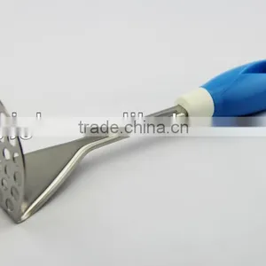 Top Sales 2014 New Design Stainless Steel Kitchenware Smooth Potato Masher thumbnail-3