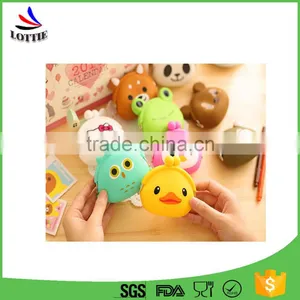 3D Cartoon Animal Candy Colored Girls Coin Bags Women Key Wallets Children Cute Cartoon Mini Coin Purse for Earphone Headphone thumbnail-1