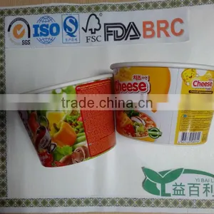 PE Coated Material 885ml Perfect Round Paper Food Box Instant Noodle Container, Rice Bowl, Takeaway Soup Cup thumbnail-1