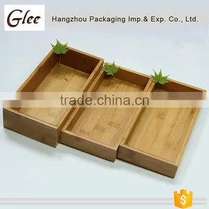 Wholesale Superior 100% Natural Bamboo Storage Box For Serving The Goods thumbnail-5
