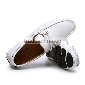 Hot Sell China Brand Men Peas Shoes Casual Fashion Have Sample With Genuine Leather, Adults Business Casual Shoes for Men thumbnail-1