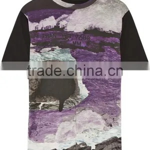 New Style Casual Cotton Jersey Screen Printing t Shirt thumbnail-2