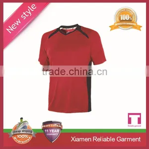 Custom Polyester Striped Soccer Jersey 2016/2016 OEM China Factoy thumbnail-1