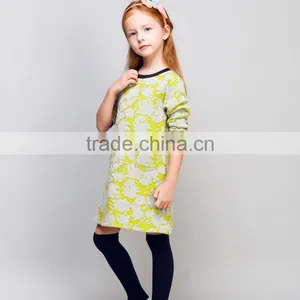 STOCK Available! COOL KID ZONE Autumn Casual Pullovers Scuba Dress Long Sleeve Girl Dress thumbnail-6