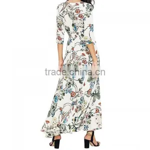 2017 High Waist One-piece Dress Big Pendulum Type Fashion Dress thumbnail-3