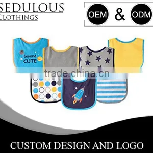 Personalized Double Layer Baby Bib 100% Cotton Front & 100% Polyster Back thumbnail-4