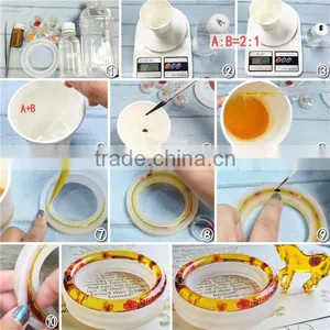 Wholesale Bracelet White 8.3cm Silicone Resin Mold thumbnail-3