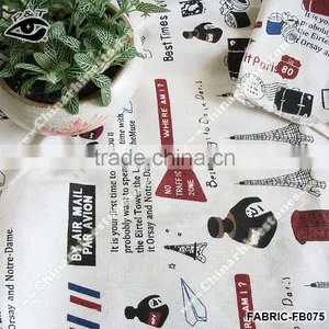 New Arrival Cotton Fabric Mix Linen for Sofa Curtain Wall Paper thumbnail-1